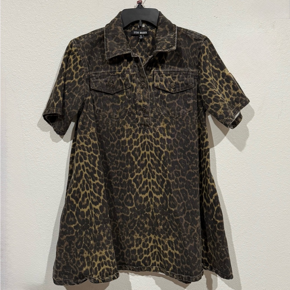 Steve Madden Cheetah Mini Dress